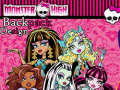 Gioco Design dello zaino Monster High in linea