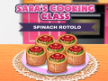 Gioco Il corso di cucina di Sara: Rotolo di spinaci in linea