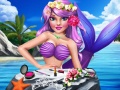 Gioco Stile di Trucco della Principessa Sirena in linea