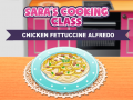 Gioco Il Corso di Cucina di Sara: Fettuccine Alfredo con Pollo in linea