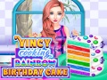 Gioco Vincy Cucinare Torta Arcobaleno di Compleanno in linea