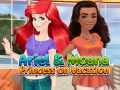 Gioco Ariel e Moana: Principesse in Vacanza in linea