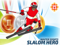 Gioco Sport Invernali: Eroe dello Slalom in linea