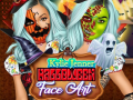 Gioco Arte del viso di Halloween di Kylie Jenner in linea