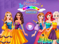 Gioco Principesse Disney: Abiti Arcobaleno in linea