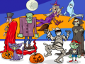 Gioco Trova 5 Differenze Halloween in linea