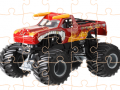 Gioco Sfida del Puzzle Monster Truck in linea