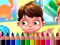 Gioco Torna a Scuola:Libro da Colorare per Bambini in linea