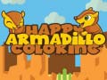 Gioco Colorazione dell'armadillo felice in linea