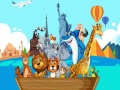 Gioco Amici Pazzi Viaggiano per il Mondo: Puzzle in linea