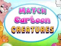 Gioco Abbina Creature dei Cartoni Animati in linea