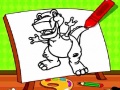 Gioco Disegno Facile di Dinosauri per Bambini in linea