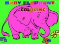 Gioco Colora l'Elefante Baby in linea