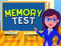 Gioco Test di Memoria in linea