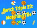 Gioco Match Triplo 3D: Tessere Abbinabili in linea