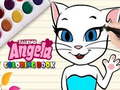 Gioco Libro da Colorare di Talking Angela in linea