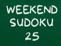 Gioco Sudoku del Weekend 25 in linea