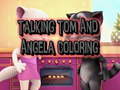 Gioco Colora Talking Tom e Angela in linea