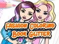 Gioco Libro da Colorare Moda Glitter in linea