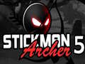 Gioco Arciere Stickman 5 in linea