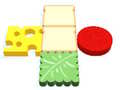 Gioco Puzzle del Piegamento dell'Hamburger in linea