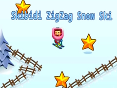 Gioco Skibidi ZigZag Sci sulla Neve in linea