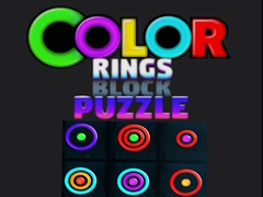 Gioco Puzzle di Blocchi con Anelli Colorati in linea