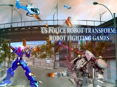 Gioco Polizia USA Robot Trasformazione: Giochi di Combattimento tra Robot in linea