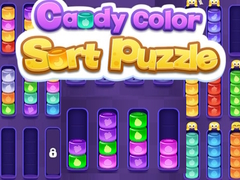 Gioco Puzzle di ordinamento dei dolci colorati in linea