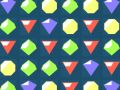 Gioco Gioielli Piatta: match 3 in linea