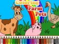 Gioco Colora gli Animali della Fattoria in linea