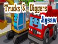 Gioco Puzzle Camion e Escavatore in linea