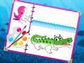 Gioco Libro da Colorare Creature Marine in linea