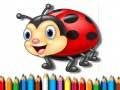 Gioco Libro da Colorare Coccinella in linea