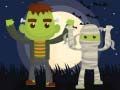 Gioco Colorazione di Vampiri e Frankenstein in linea