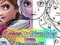 Gioco Colora per Numero con Frozen II in linea