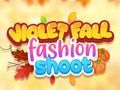 Gioco Servizio fotografico di moda autunnale viola in linea