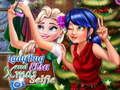 Gioco Selfie di Ladybug ed Elsa a Natale in linea