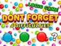 Gioco Non Dimenticare in linea