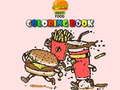 Gioco Libro da Colorare Fast Food in linea