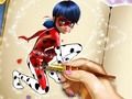 Gioco Libro da Colorare Ragazza Puntinata in linea