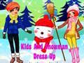 Gioco Bambini e Vestire il Pupazzo di Neve in linea