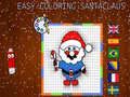 Gioco Colorazione Facile di Babbo Natale in linea