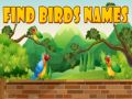 Gioco Trova i nomi degli uccelli in linea