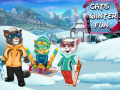 Gioco Divertimento invernale per gatti in linea