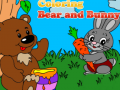 Gioco Colorare Orso e Coniglio in linea