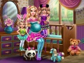 Gioco Barbie con gemelli in linea