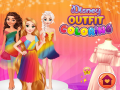Gioco Colorazione di Outfit Disney in linea
