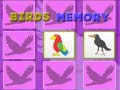 Gioco Memoria Bambini con Uccelli in linea