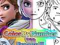 Gioco Colora per Numero con Frozen II in linea